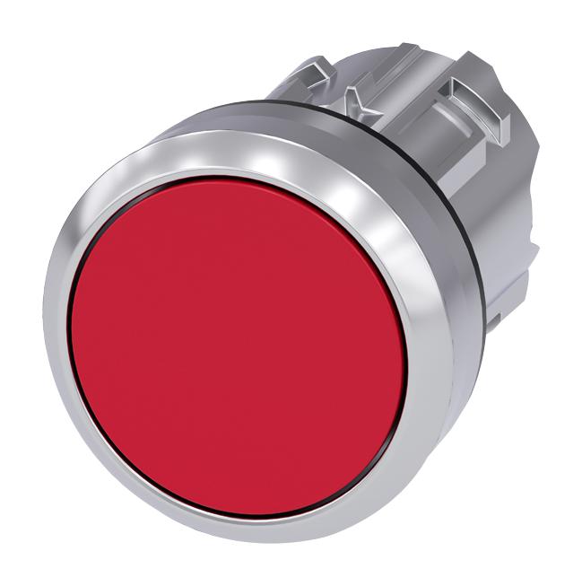 3SU1050-0AB20-0AA0 SWITCH ACTUATOR, PUSH BUTTON SW, RED SIEMENS