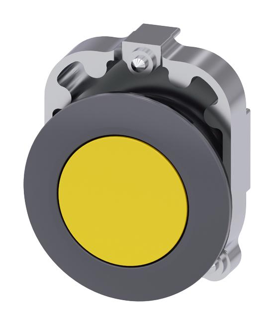 3SU1060-0JB30-0AA0 SWITCH ACTUATOR, PUSH BUTTON SW, YELLOW SIEMENS
