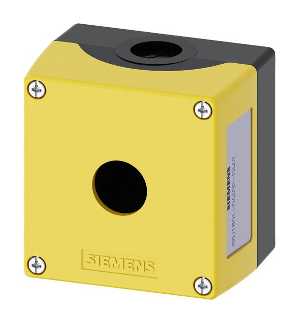 3SU1801-0AA00-0AA2 ENCLOSURE, 1 COMMAND POINT, PLASTIC, YEL SIEMENS