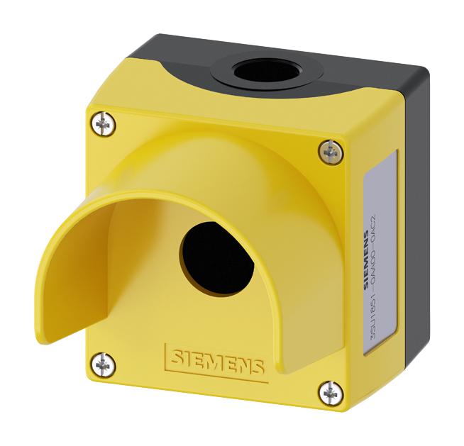 3SU1851-0AA00-0AC2 ENCLOSURE, 1 COMMAND POINT, METAL, YEL SIEMENS