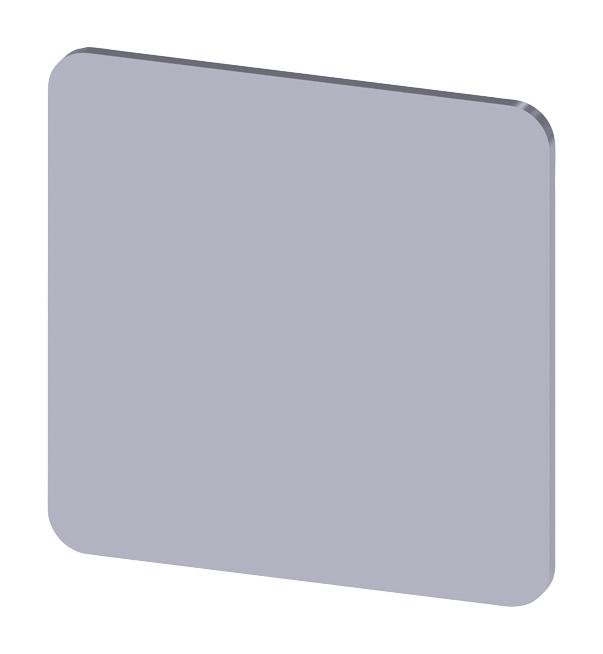 3SU1900-0AE81-0AA0 LABELING PLATE, 27MM X 27MM, SILVER SIEMENS