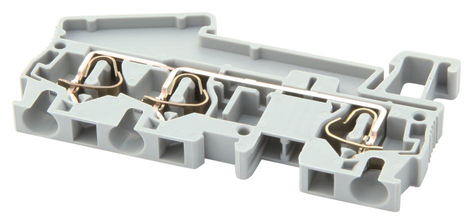 ST 4-TWIN TERMINAL BLOCK, DIN RAIL, 3POS, 10AWG PHOENIX CONTACT