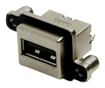 MUSBA111M0 USB, 2.0 TYPE A, RCPT, TH AMPHENOL ICC