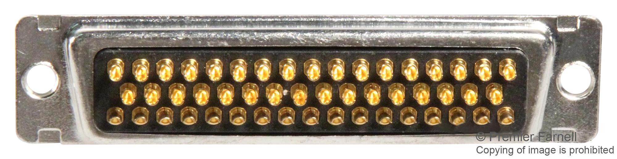 L717DD50P D SUB CONN, PLUG, 50POS, SOLDER AMPHENOL ICC