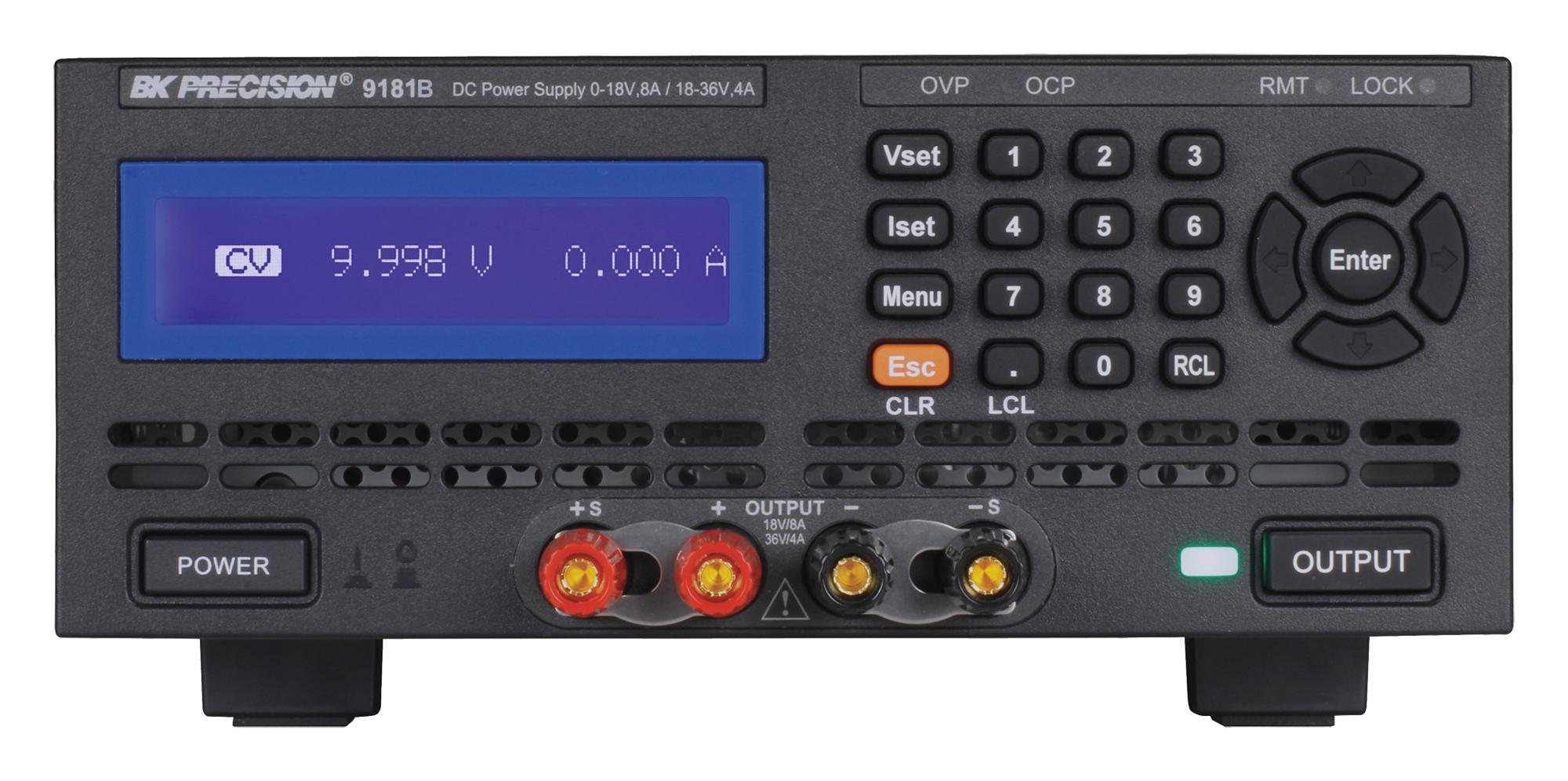 BK9181B DC POWER SUPPLY, PROG, 1CH, 36V, 4A B&K PRECISION