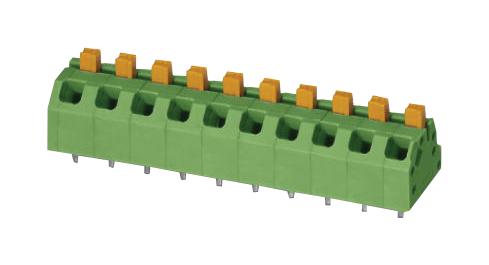 SPTAF 1/ 2-5,0-EL TB, WIRE TO BRD, 2POS, 16AWG PHOENIX CONTACT