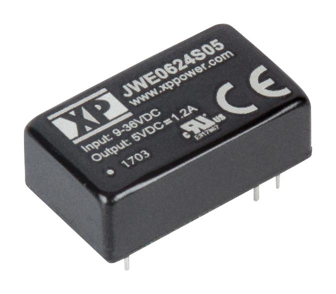 JWE0648S05 DC-DC CONVERTER, 2 O/P, 20W XP POWER