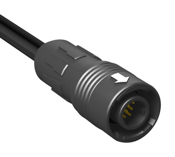 MCP-8-02-L-01.00-S-BC CIR CABLE ASSY, 12POS RCPT-FREE END, 1M SAMTEC