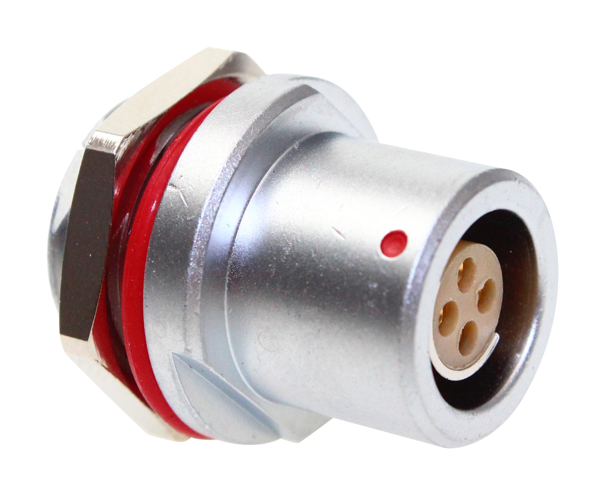 CCD2S1/04 CIRCULAR CONN, RCPT, 4POS, PANEL MOUNT CAMDENBOSS