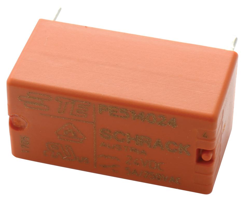 PE514024 POWER RELAY, SPDT, 5A, 250VAC, TH SCHRACK - TE CONNECTIVITY