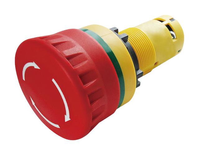 MCC2E-BVE01R EMERGENCY STOP SW, SPST-NC, 30V, SCREW MULTICOMP PRO