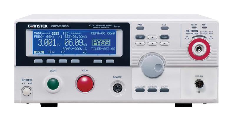 GPT-9902A SAFETY VOLTAGE TESTER, AC/DC, 500VA GW INSTEK