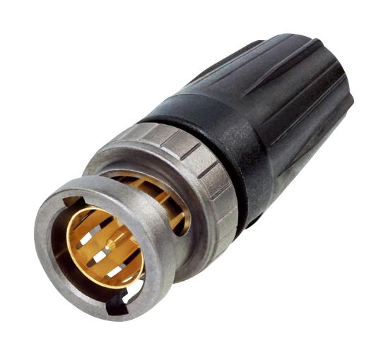 NBNC75BFG7X RF COAXIAL, UHD BNC PLUG, 75 OHM, CABLE NEUTRIK