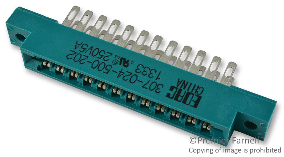 307-024-500-202 CARD EDGE CONN, DUAL SIDE, 24POS, PANEL EDAC