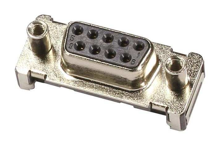 09551156622741 D-SUB CONN, RCPT, 9POS, SMT HARTING