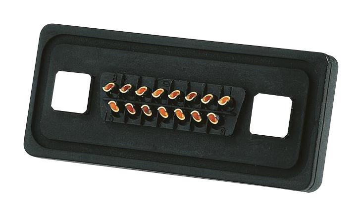 09675156715 D-SUB CONN, RCPT, 15POS, SOLDER HARTING