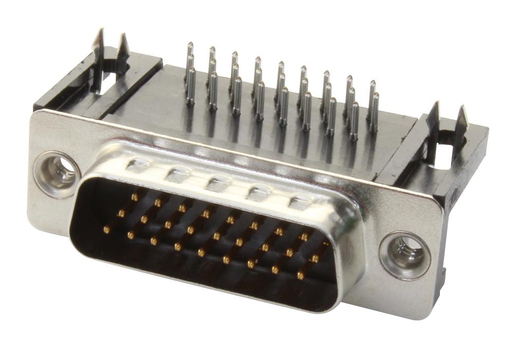 09563627813 HD D-SUB CONN, PLUG, 44POS, TH HARTING