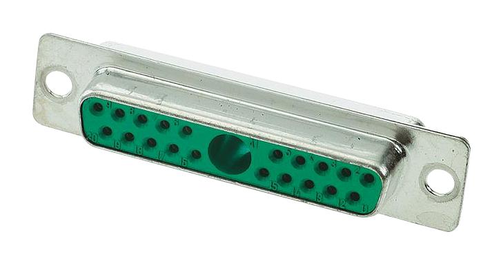 09693017211 COMBO D-SUB RCPT HOUSING, DB-21W1, STEEL HARTING