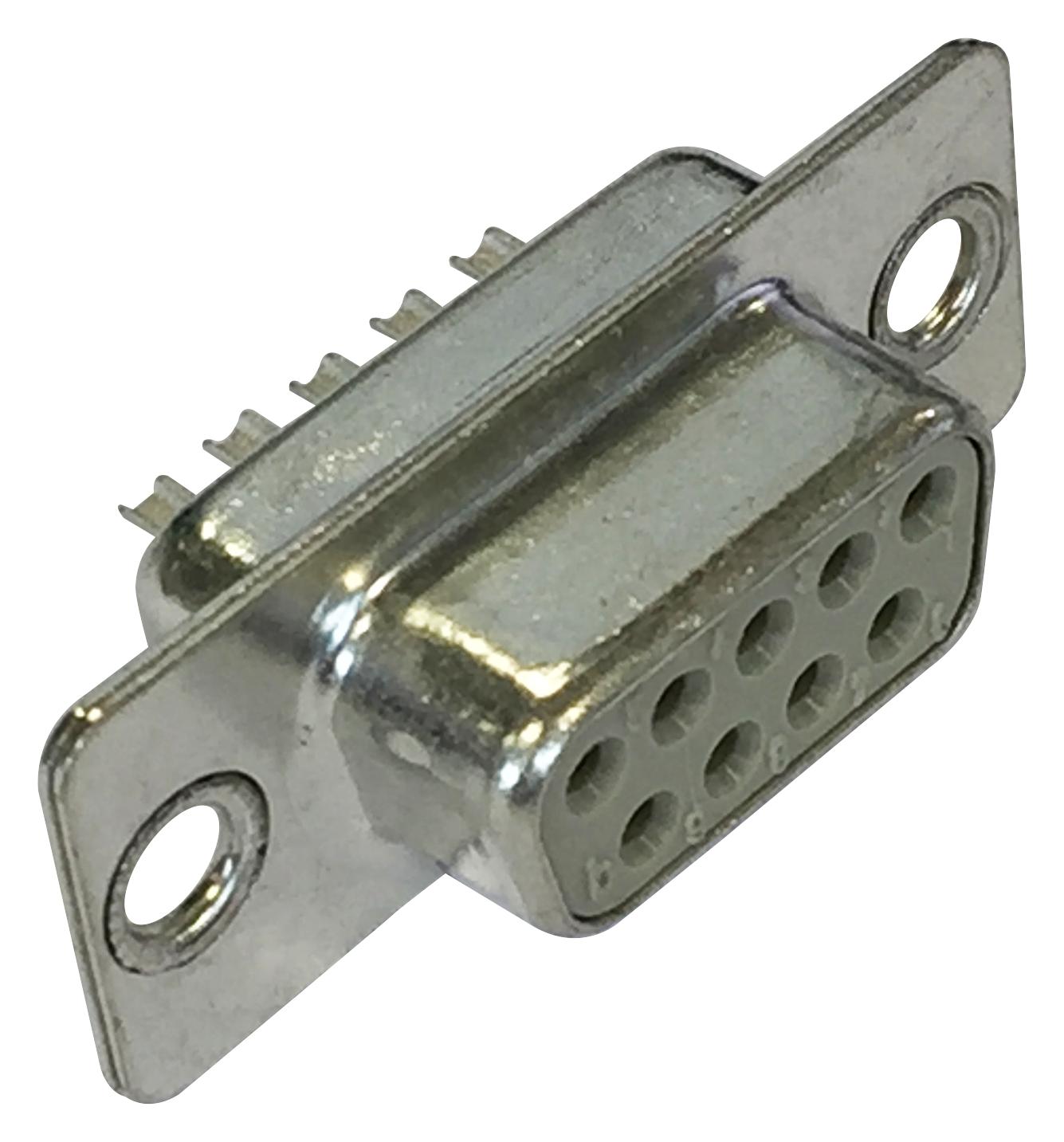 09670094715050 D-SUB CONN, RCPT, 9POS, SOLDER HARTING