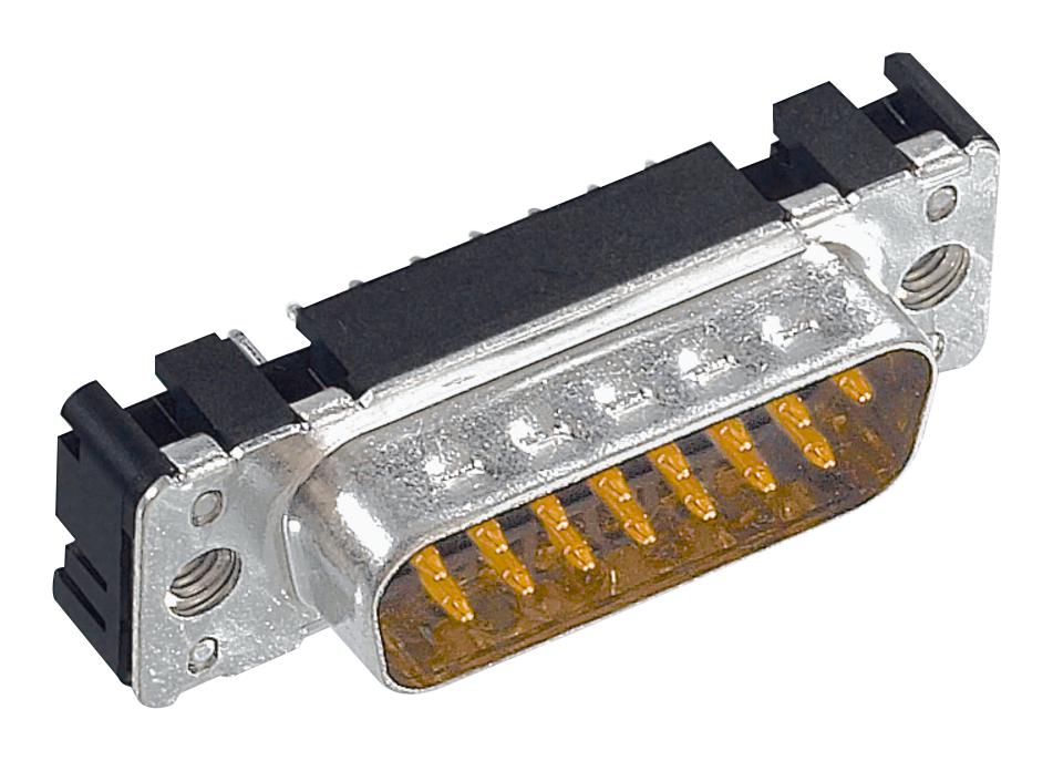 09651216703 D-SUB CONN, PLUG, 9POS, TH HARTING