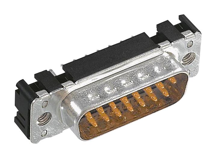 09651696711 D-SUB CONN, PLUG, 9POS, TH HARTING