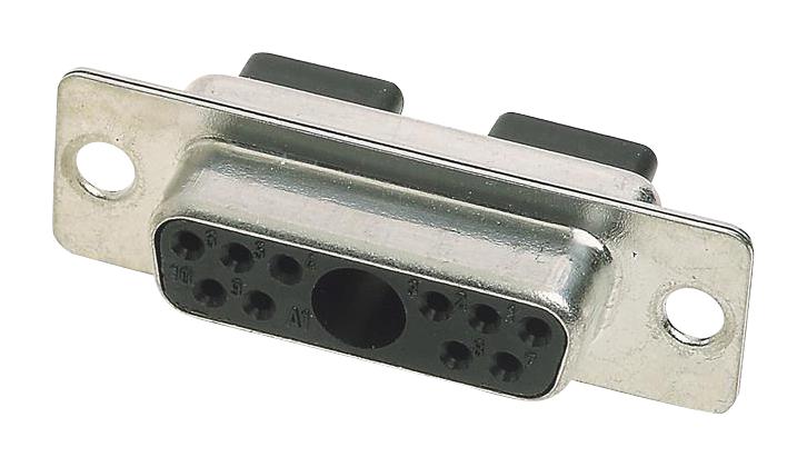 09692020111 COMBO D-SUB HOUSING, RCPT, 11W1, STEEL HARTING