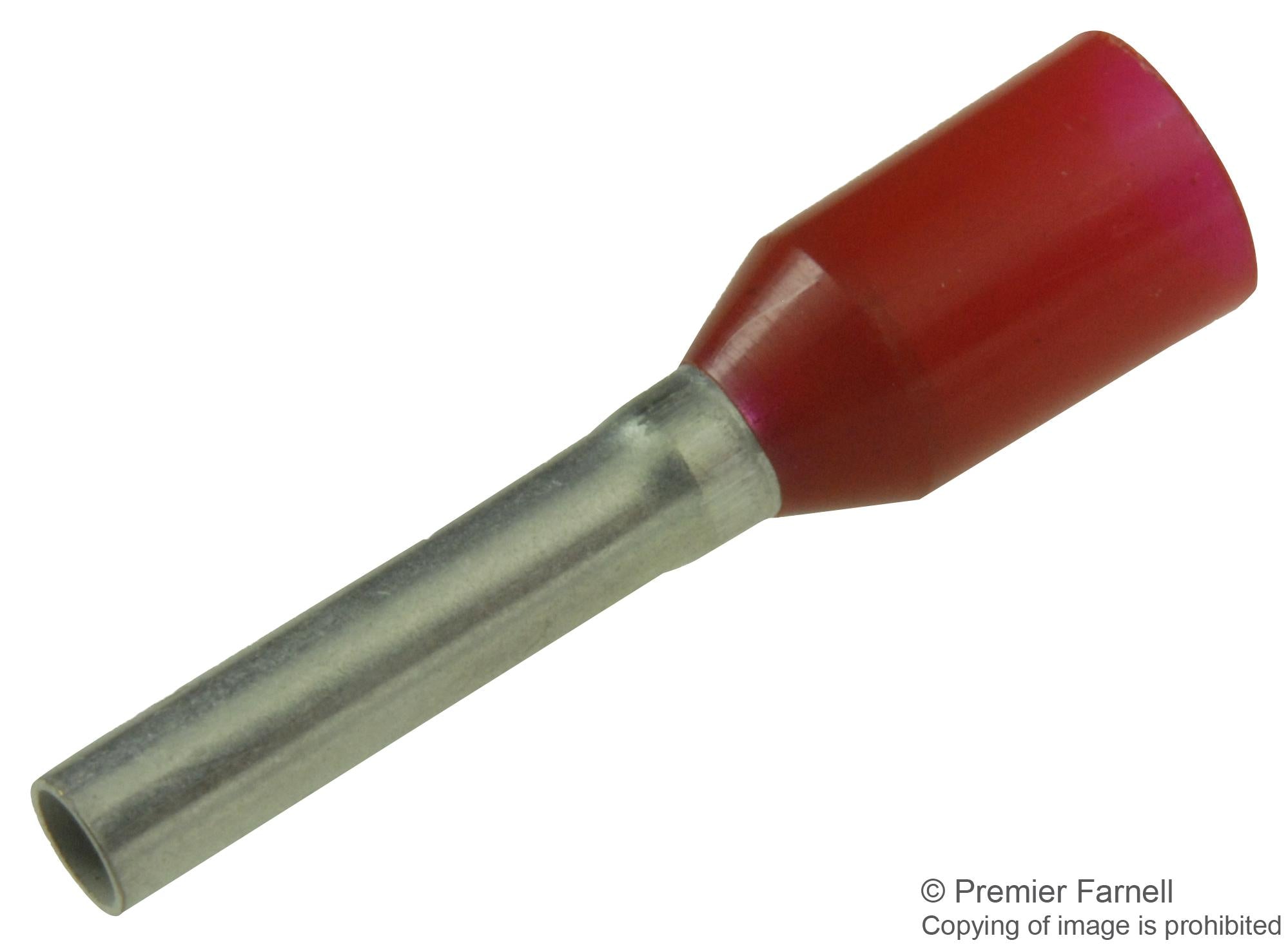 216-203 TERMINAL, WIRE FERRULE, 18AWG, RED WAGO