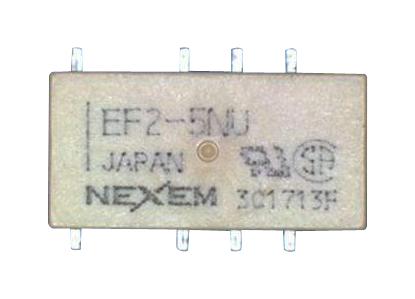 EF2-24NU-L SIGNAL RELAY, DPDT, 1A, 250VAC, SMD NEXEM