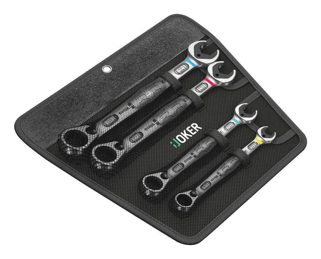 05020090001 COMBINATION WRENCH SET, 4PC WERA