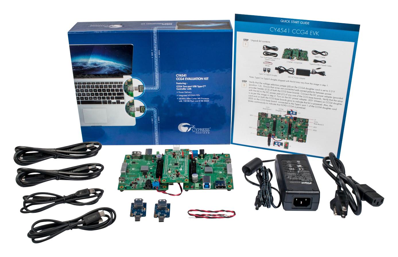 CY4541 EVALUATION KIT, USB PD CONTROLLER CYPRESS - INFINEON TECHNOLOGIES