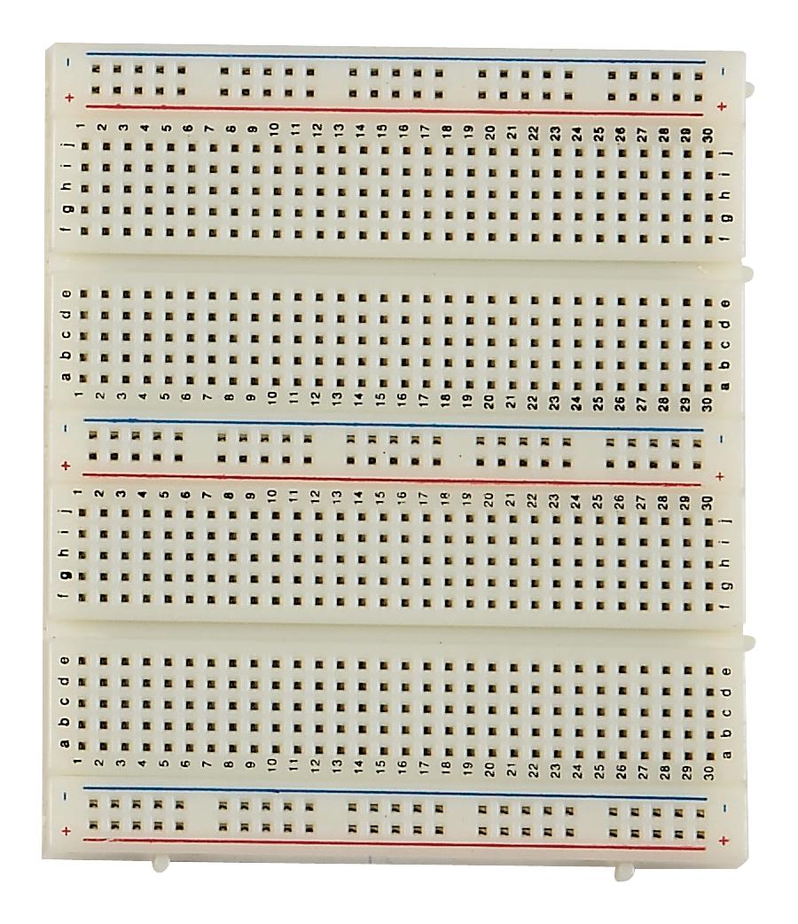 MC001808 BREADBOARD, 750 TIE POINTS, 99MM X 82MM MULTICOMP