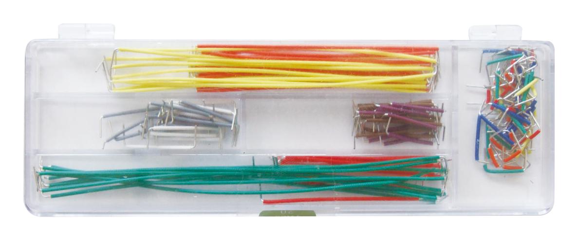 MC001810 HARD JUMPER WIRE, 22AWG, 140PC MULTICOMP