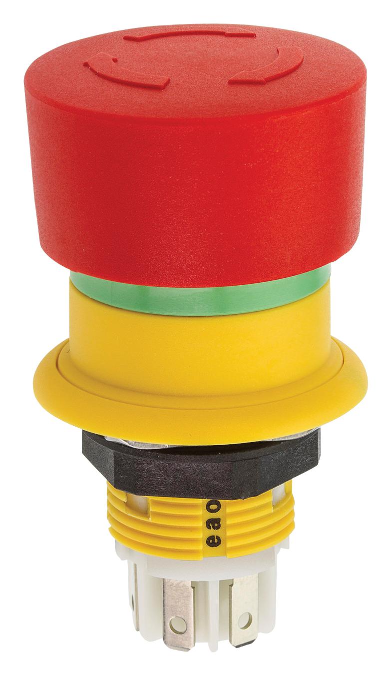 61-6441.4097 EMERGENCY STOP SW, SPST/DPST, 5A, 250VAC EAO