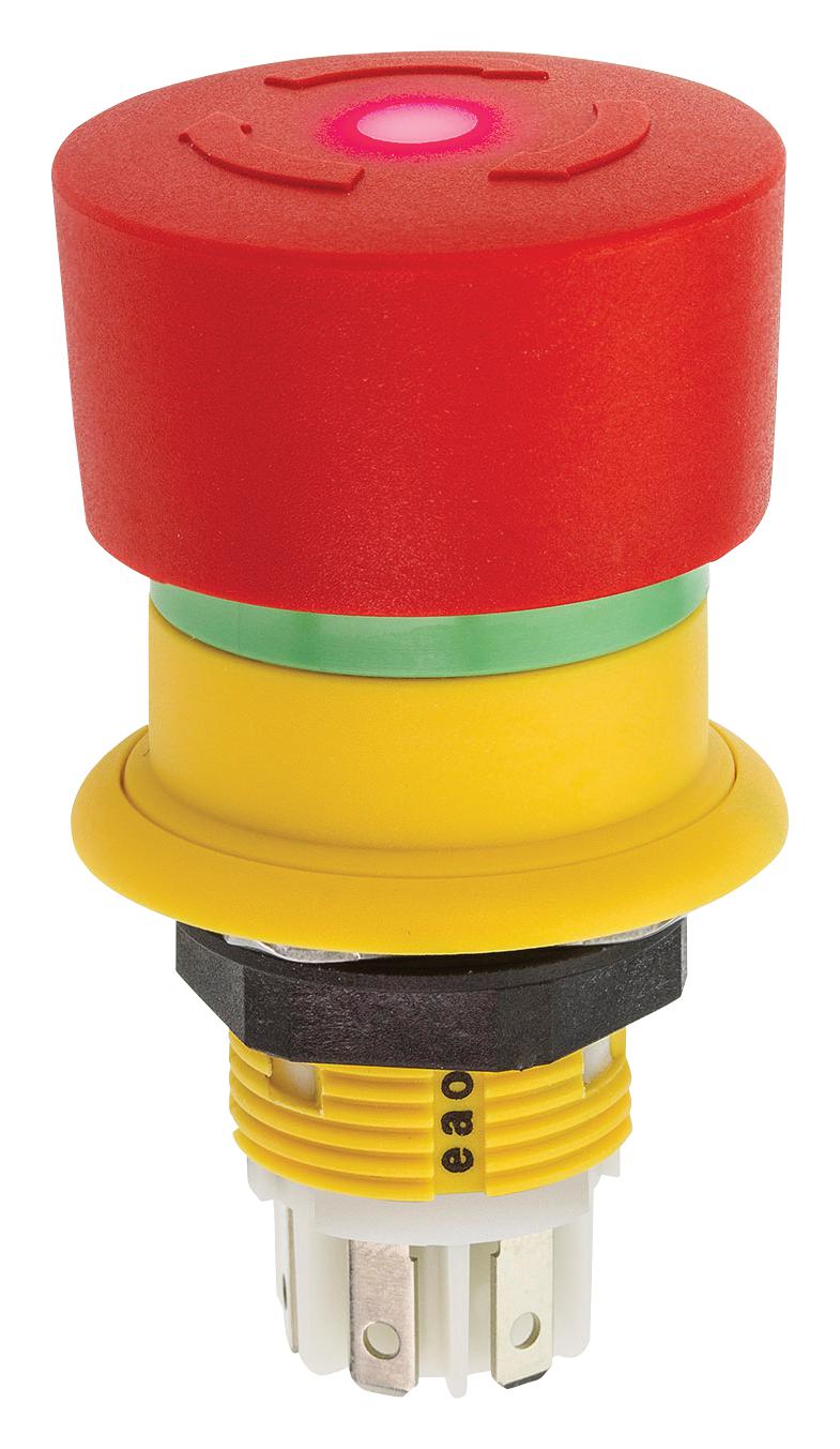 61-6451.4247 EMERGENCY STOP SW, SPST-NC, 5A, 250VAC EAO