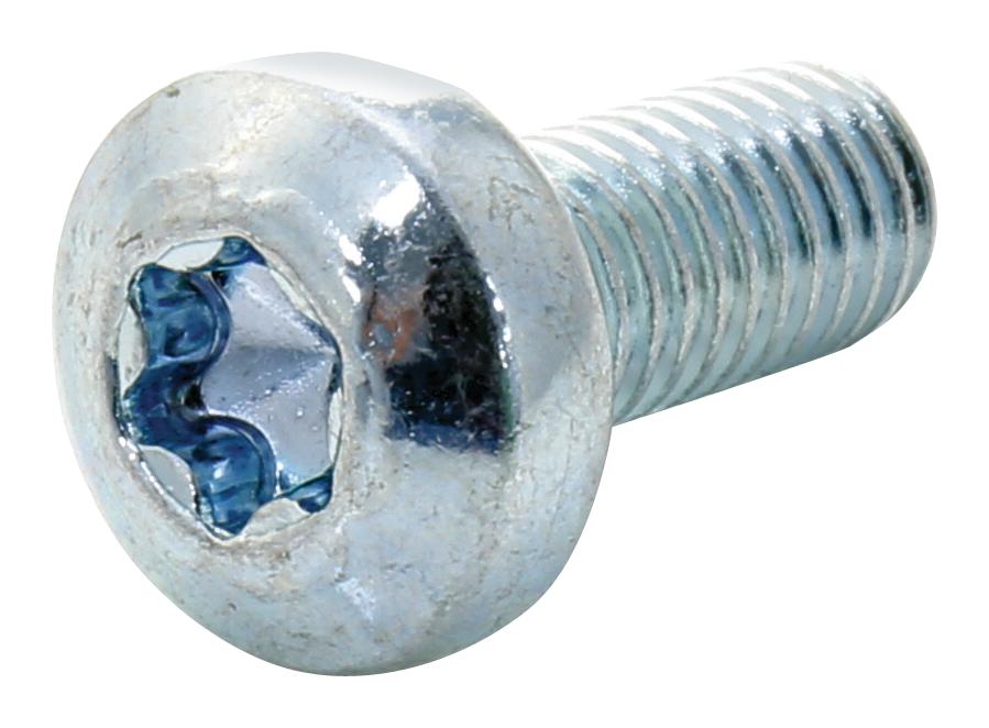 M512PTSTMCZ100- RECESSED PAN HEAD TORX SCREW, STEEL, M5 TR FASTENINGS