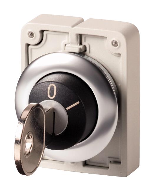 M30C-FWRS SWITCH ACTUATOR, 30MM KEY OPERATED, IP66 EATON MOELLER