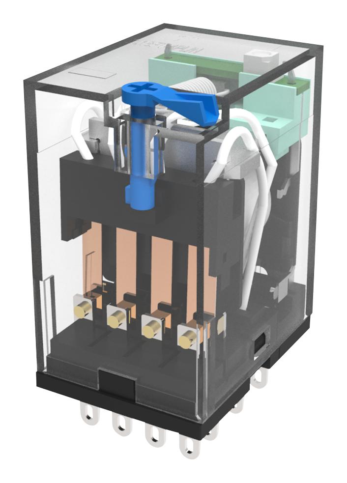 HYE41PN120AC POWER RELAY, 4PDT, 5A, 250VAC, SOCKET IMO PRECISION CONTROLS