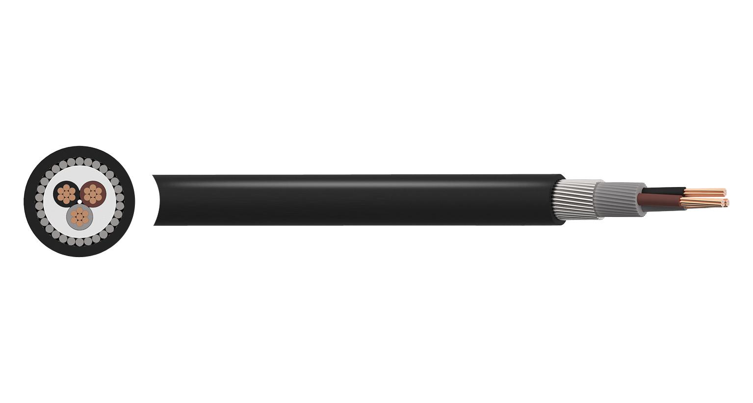 PP-6942X1.5MM XLPE/SWA/PVC SHLD FLEX CABLE, 2COND, 1.5MM2, PER M MULTICOMP PRO