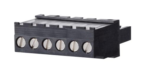 31213106 TERMINAL BLOCK, PLUGGABLE, 6POS, 12AWG METZ CONNECT