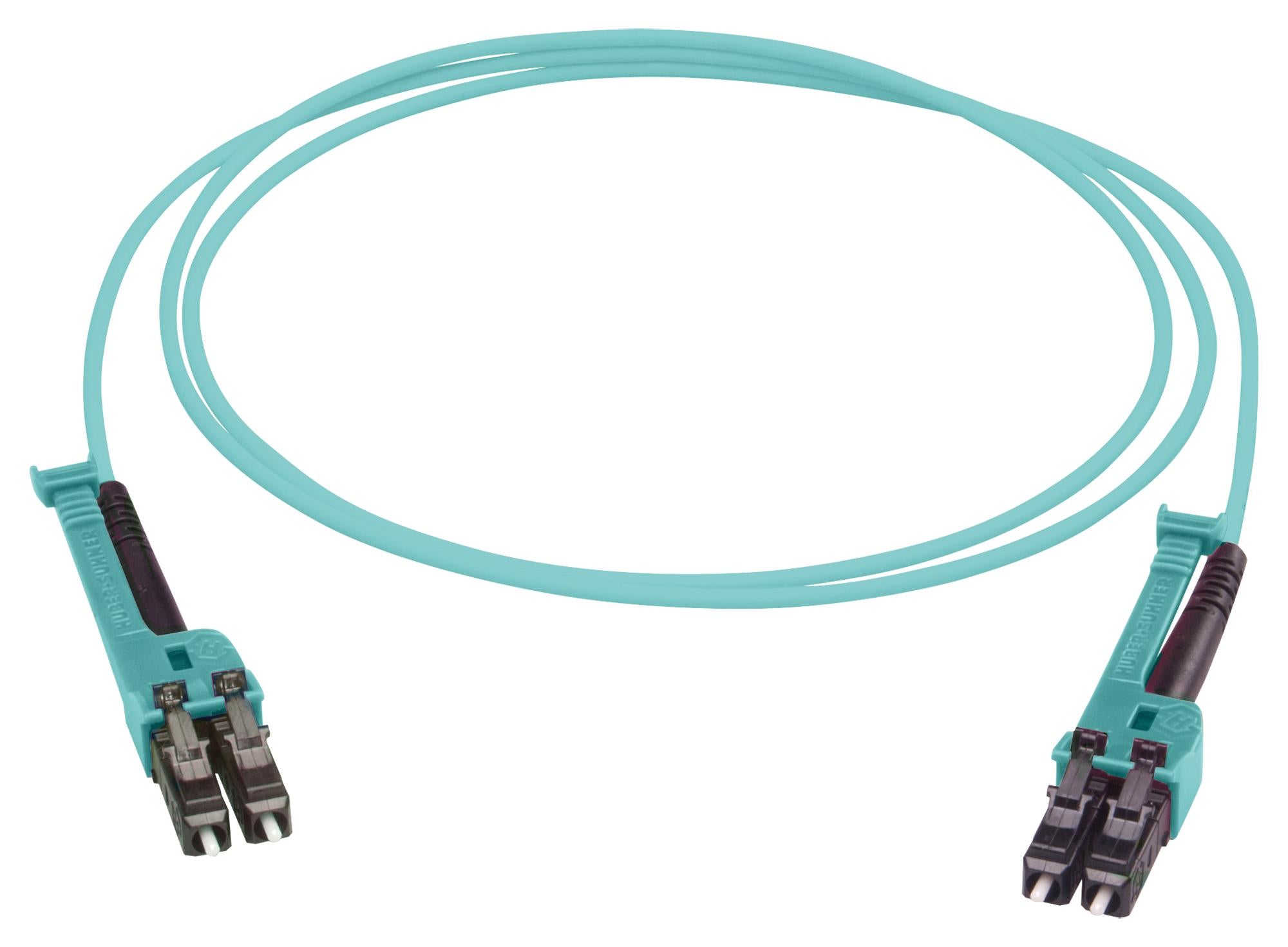 PCRS_LCMX_LCMX_O321T_10.0_MM PATCH CORD, MULTIMODE, LC DUPLEX, 10M HUBER+SUHNER