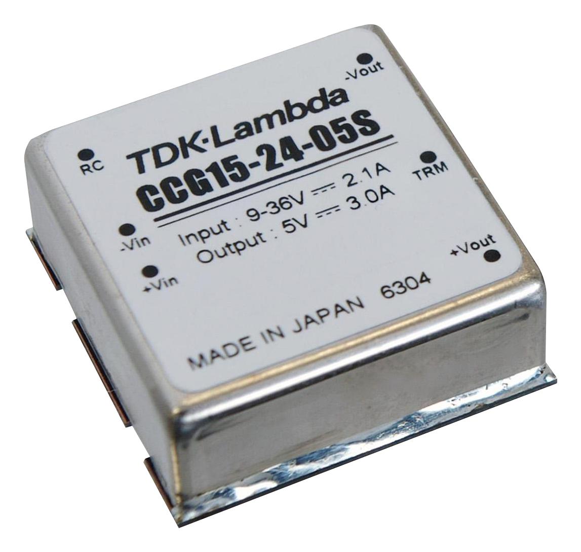 CCG-15-24-12S DC-DC CONVERTER, 12V, 1.3A TDK-LAMBDA