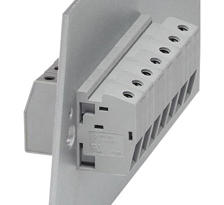 HDFK 10 TB, FEED-THRU, 1POS, 6AWG, GREY PHOENIX CONTACT