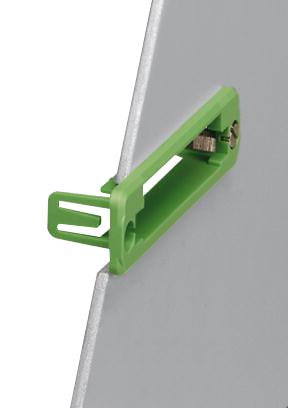 IC-DFR 2 FEED-THRU ASSY FRAME, 2POS, 5.08MM, GRN PHOENIX CONTACT