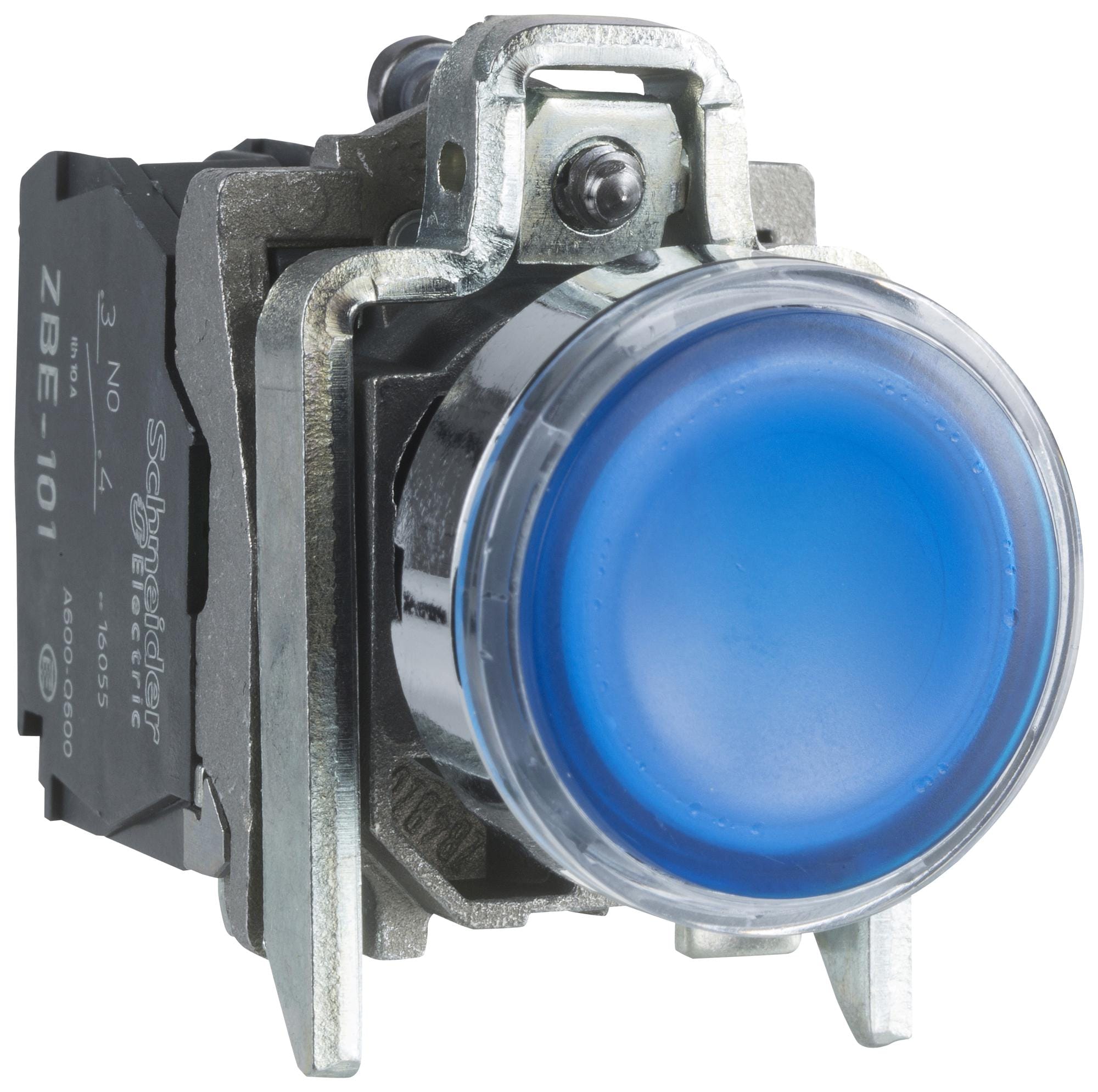 XB4BW36M5 PB SWITCH, ILLUM, NO/NC, 6A, 120V, BLUE SCHNEIDER ELECTRIC