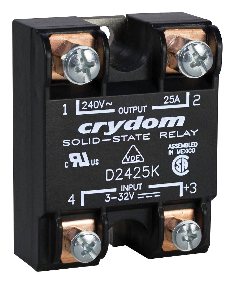 HD4825K SOLID STATE RELAY, 25A, 4-32VDC, PANEL SENSATA/CRYDOM