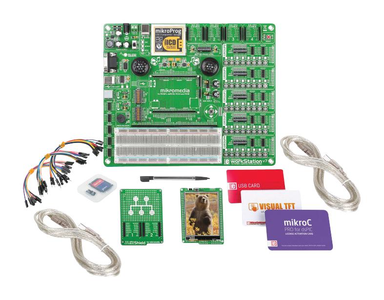 MIKROE-2652 DEV KIT, MIKROC GRAPHIC INTERFACE MIKROELEKTRONIKA