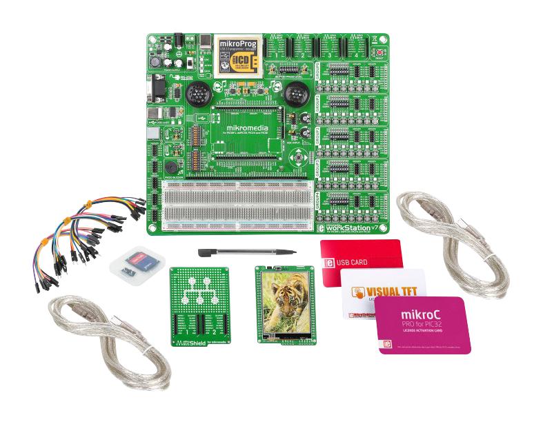 MIKROE-2655 DEV KIT, MIKROC GRAPHIC INTERFACE MIKROELEKTRONIKA