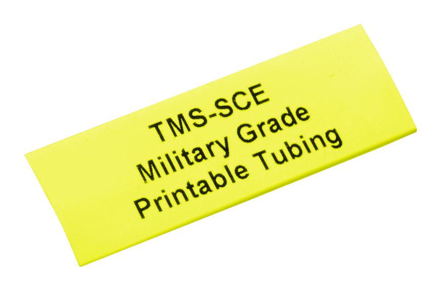 TMS-SCE-1K-1/4-2.0-4 HEAT SHRINK MARKER, 6.35MM, YELLOW RAYCHEM - TE CONNECTIVITY