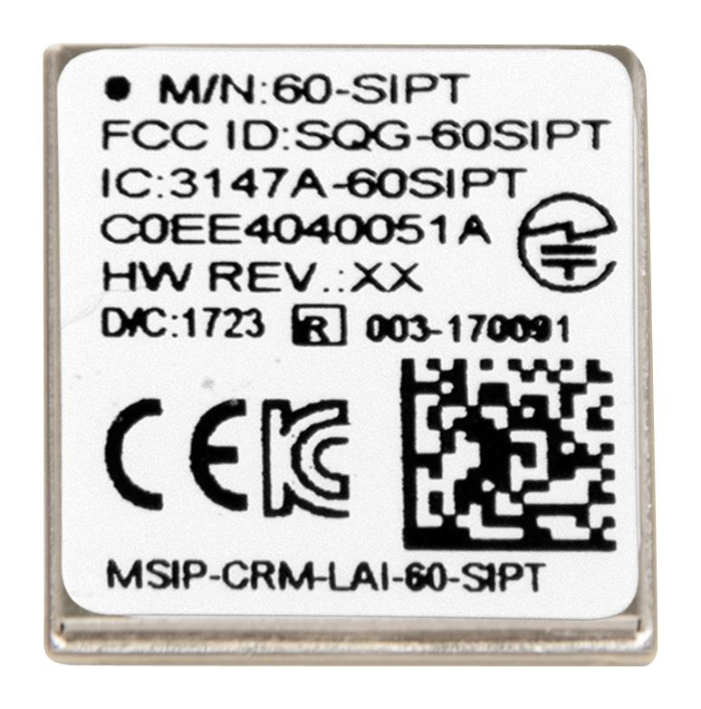ST60-SIPT BLUETOOTH AND WIFI MODULE, 2.4GHZ LAIRD CONNECTIVITY
