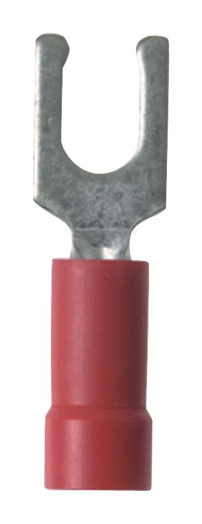 PV18-8LF-CY TERMINAL, FORK TONGUE, M4, 18AWG, RED PANDUIT